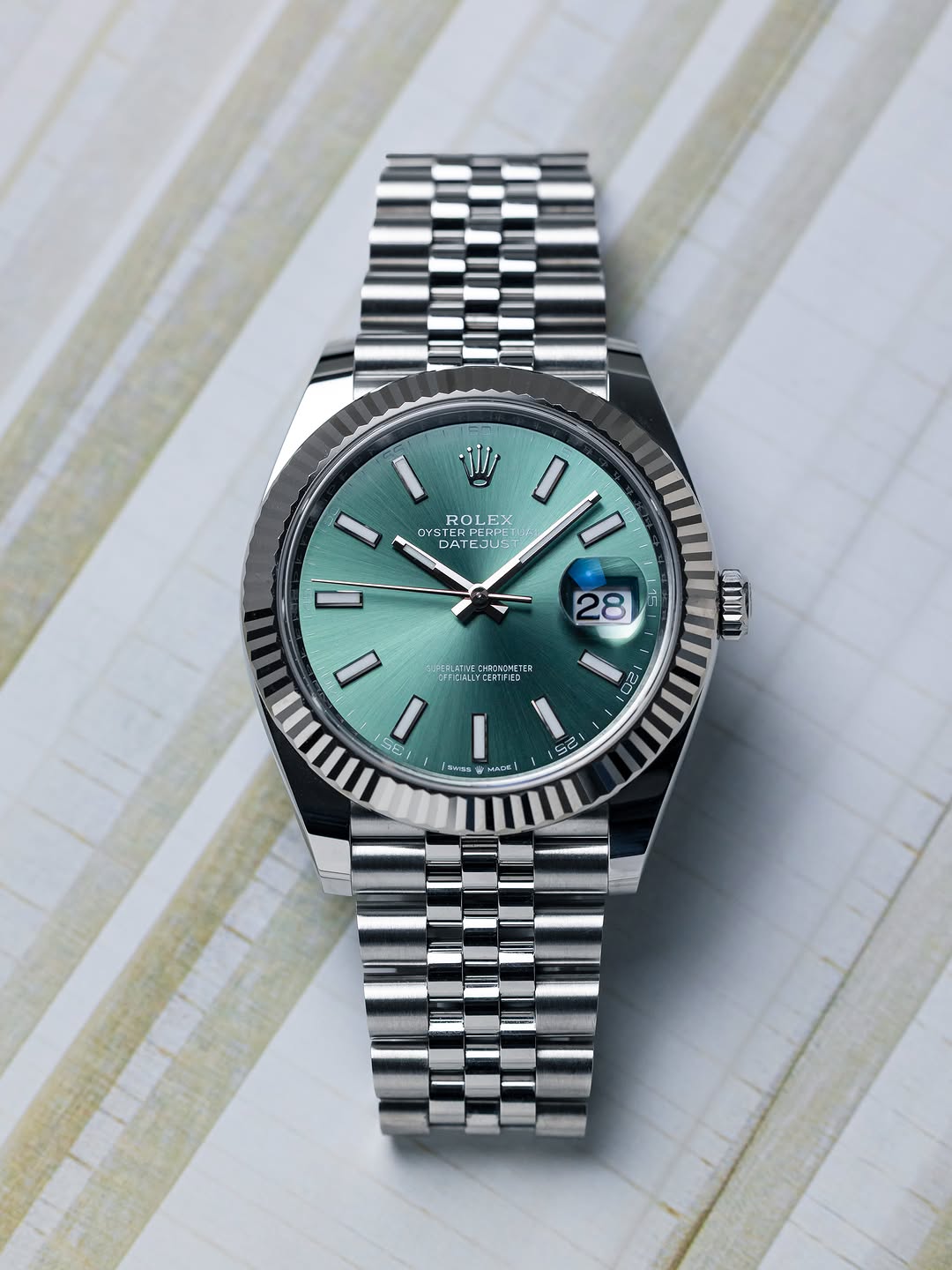 Rol.ex Oyster Perpetual Date Just 40 Battery