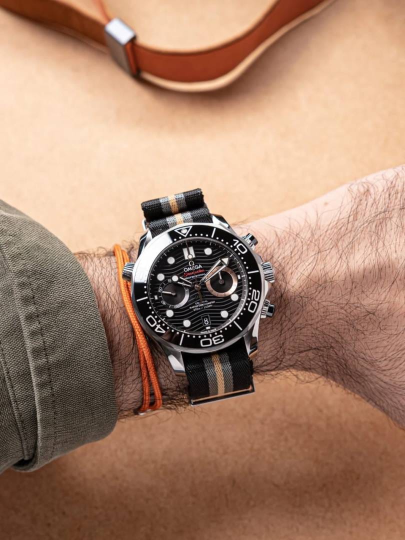 Ome.ga Seamaster Diver 300M Chronograph 007 First Light