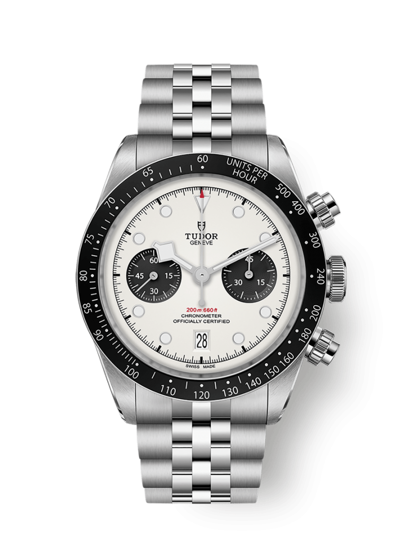 Tu.dor Black Bay Chrono silver white