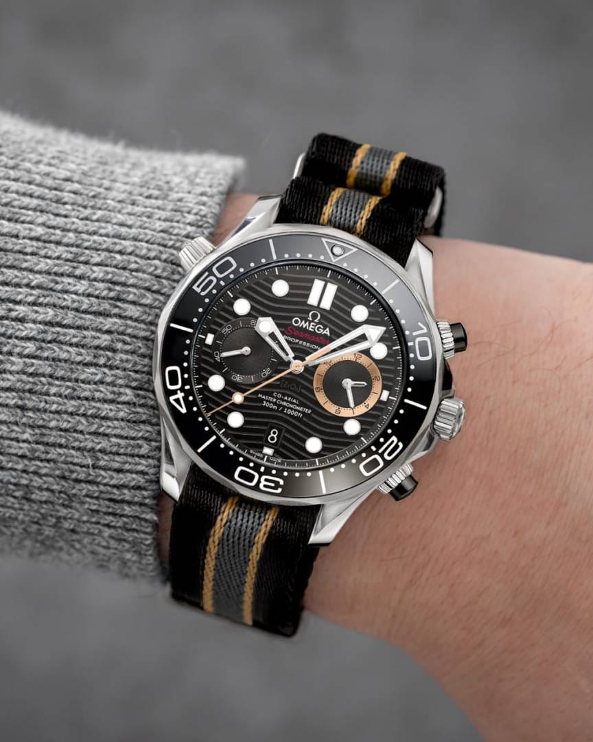 Ome.ga Seamaster Diver 300M Chronograph 007 First Light