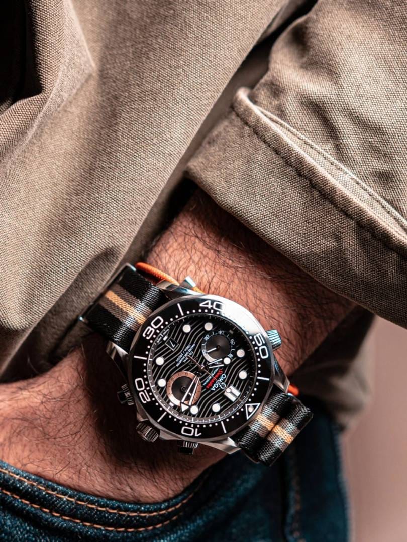 Ome.ga Seamaster Diver 300M Chronograph 007 First Light