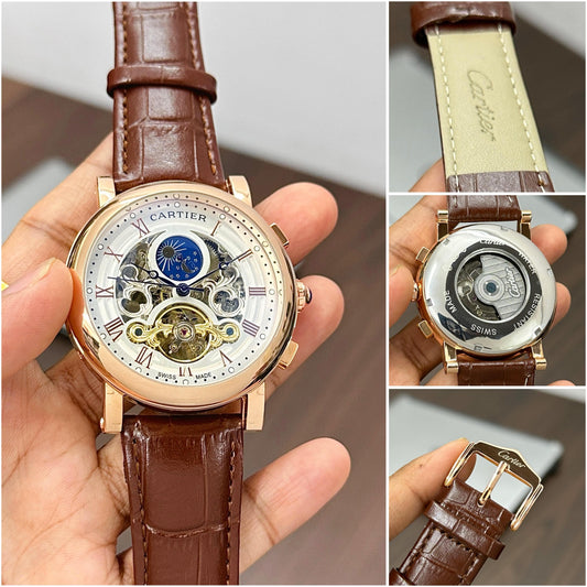 Cartier Automatic Open Heart Roman