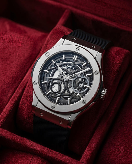 Hubl.ot Classic Fusion Aerofusion Black & sliver