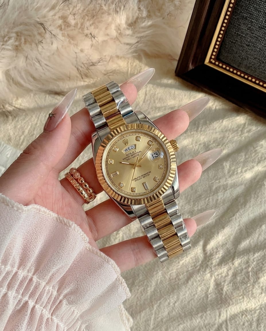 Rol.ex Ladies Day Date Diamond Timeless Elegance Meets Modern Luxury In Every